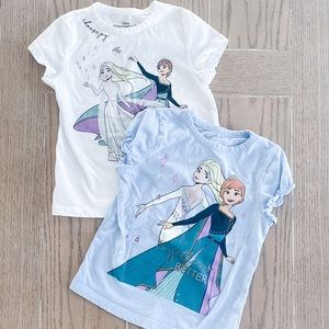 Set of Disney Frozen 2 Anna & Elsa Tees